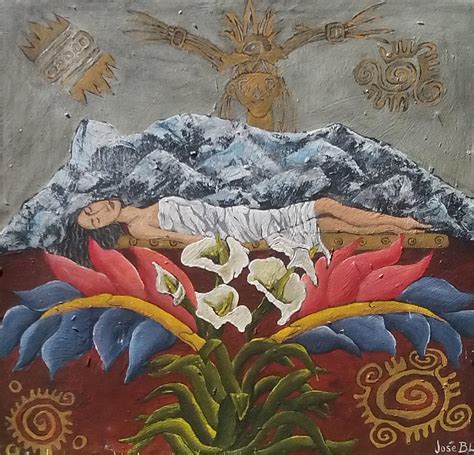 aztec man holding woman|Iztacciuatl — the Sleeping Woman .